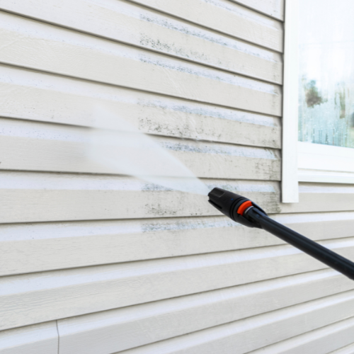 Pressure Washing House Siding in Huntington Beach CA